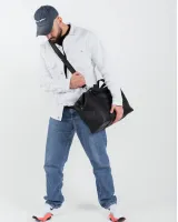 "Universal bag 01" екошкіра, чорна