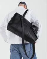 "Universal bag 01" екошкіра, чорна