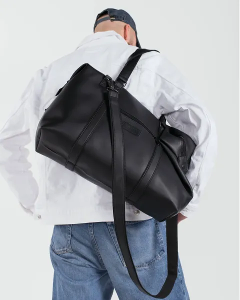 "Universal bag 01" екошкіра, чорна