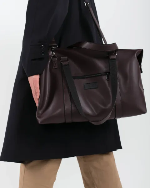 "Universal bag 01" екошкіра, коричнева