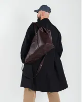 "Universal bag 01" екошкіра, коричнева