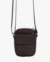 Месенджер "KLARK" екошкіра, коричневий