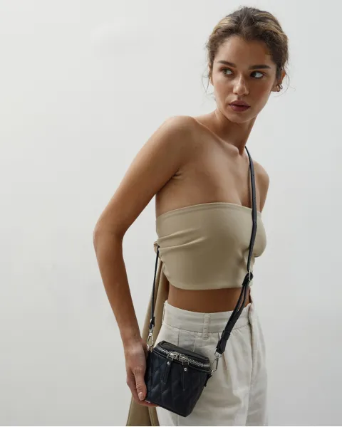 "Candice mini" екошкіра, чорна