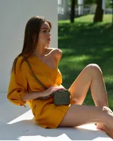"Candice mini" екошкіра, оливкова