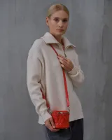 "Candice mini" екошкіра, червона