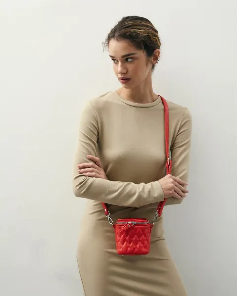 "Candice mini" екошкіра, червона