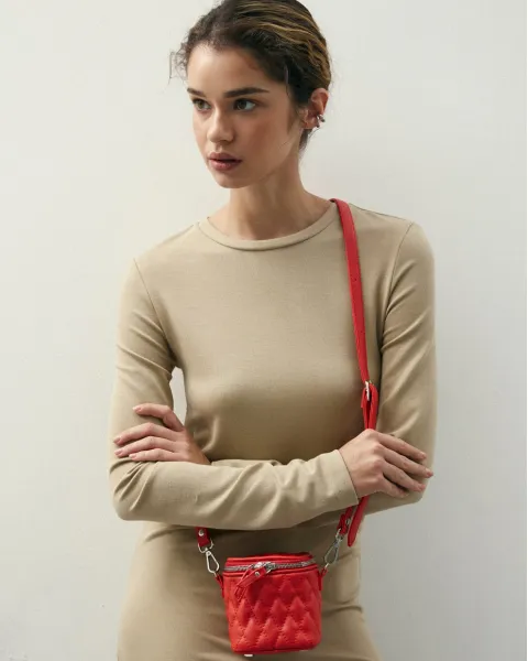 "Candice mini" екошкіра, червона