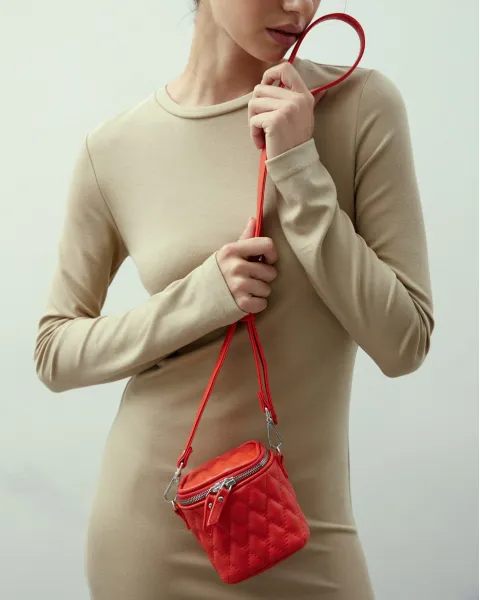 "Candice mini" екошкіра, червона
