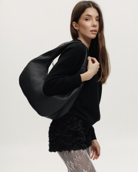 "Roxy" шкіряна, чорна