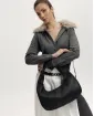 "Roxy mini" шкіряна, чорна
