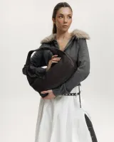 "Roxy mini" шкіряна, коричнева