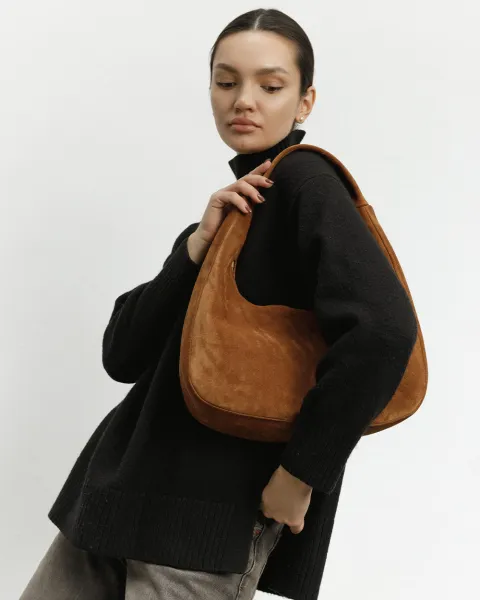 "Roxy mini" замшева, кориця