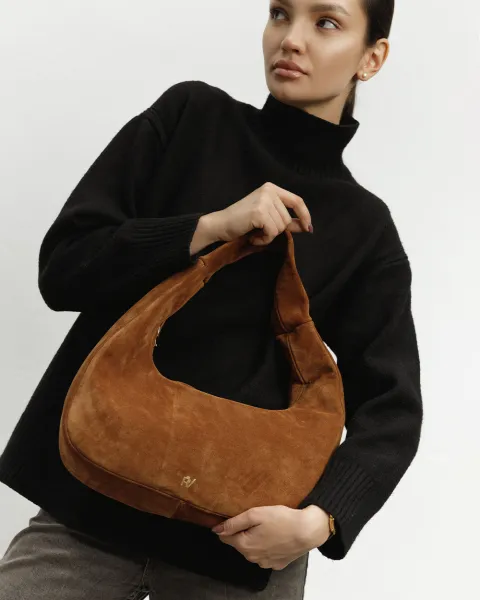 "Roxy mini" замшева, кориця