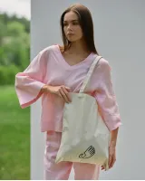 Шопер "Country bag" молочний, принт mini
