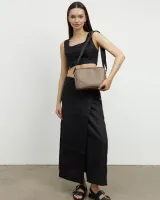 "CROSSBODY" екошкіра, бежева