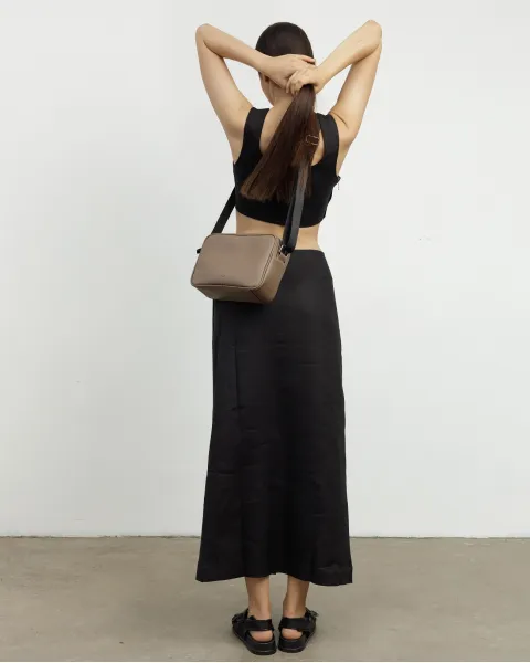 "CROSSBODY" екошкіра, бежева