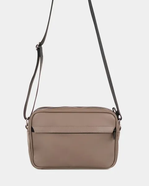 "CROSSBODY" екошкіра, бежева