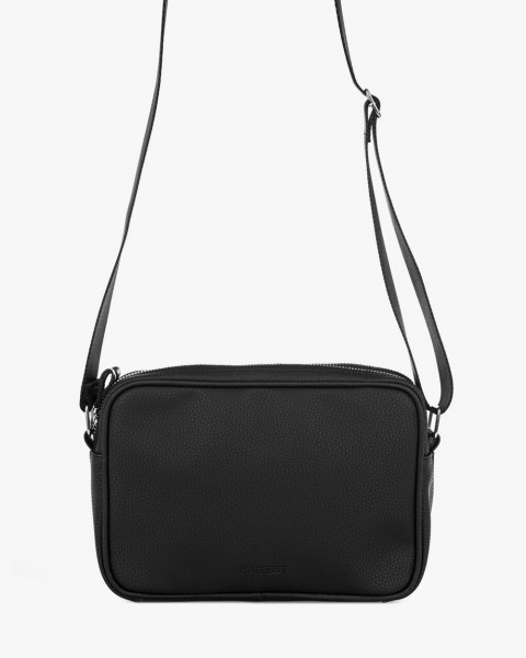 "CROSSBODY" ЕКОШКІРА, ЧОРНА