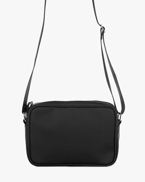"CROSSBODY" ЕКОШКІРА, ЧОРНА