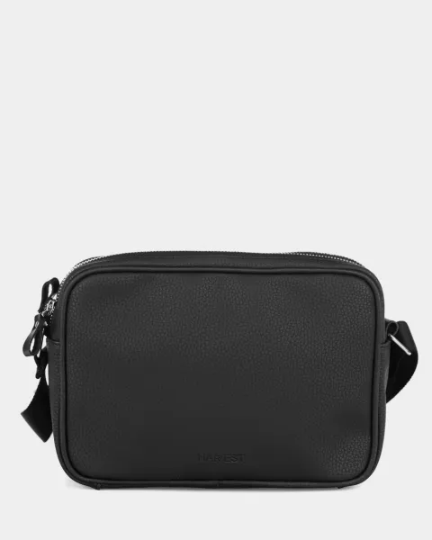 "CROSSBODY" ЕКОШКІРА, ЧОРНА