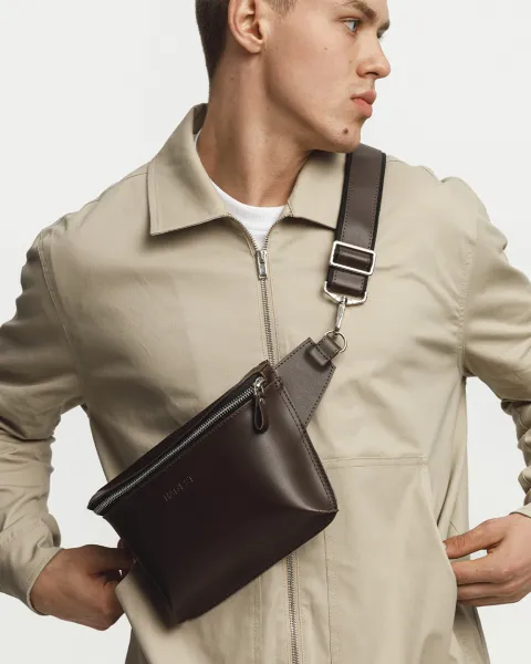 "Vintage Bag" екошкіра, коричнева