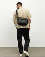 СУМКА "DAILY BAG 01" екошкіра, чорна