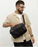 СУМКА "DAILY BAG 01" екошкіра, чорна