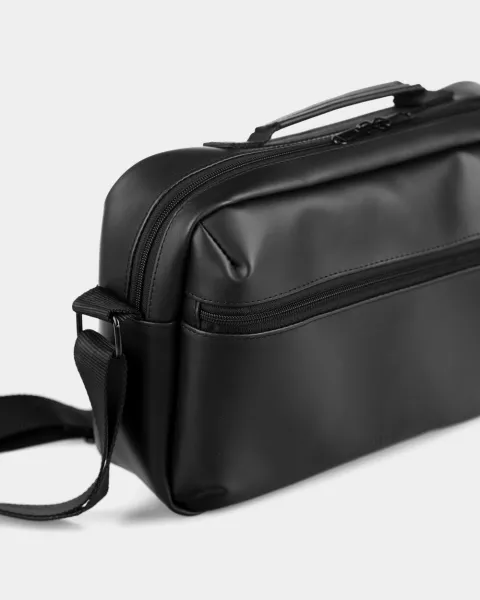 СУМКА "DAILY BAG 01" екошкіра, чорна