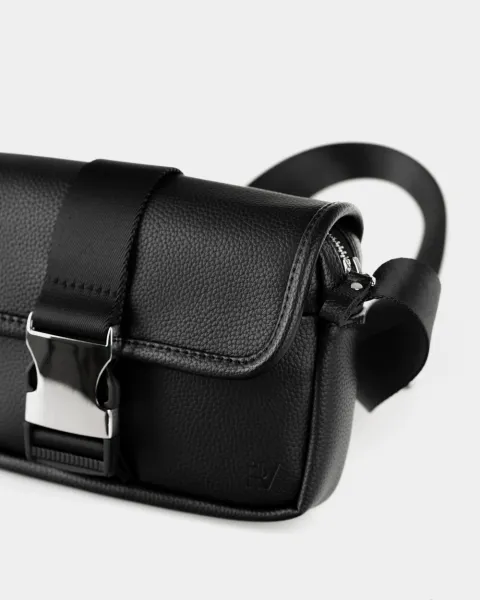 "CLASSIC BAG" екошкіра, чорна