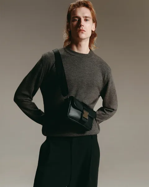 "CLASSIC BAG" екошкіра, чорна