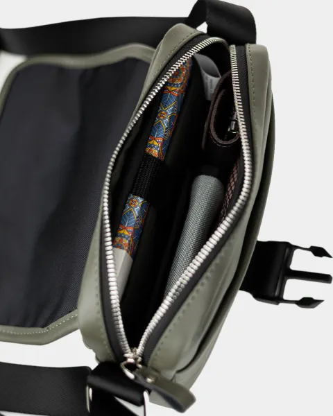 "CLASSIC BAG" екошкіра, хакі