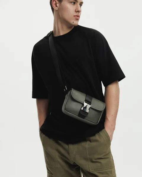 "CLASSIC BAG" екошкіра, хакі