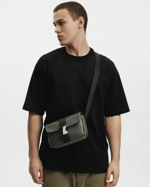 "CLASSIC BAG" екошкіра, хакі