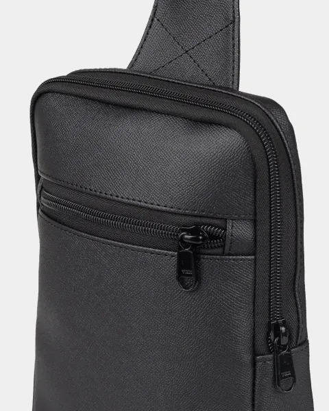 "SHUTTLE UNO BAG 01" екошкіра, чорна