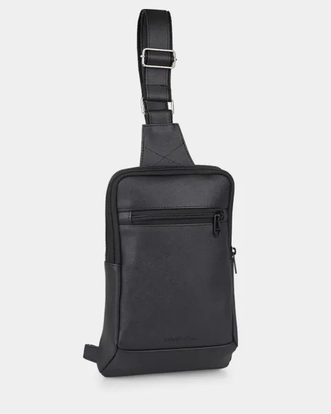 "SHUTTLE UNO BAG 01" екошкіра, чорна