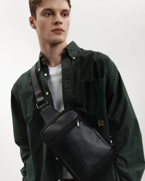 "SHUTTLE UNO BAG 01" екошкіра, чорна