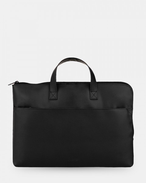 Сумка для ноутбука "June 01" екошкіра, чорна