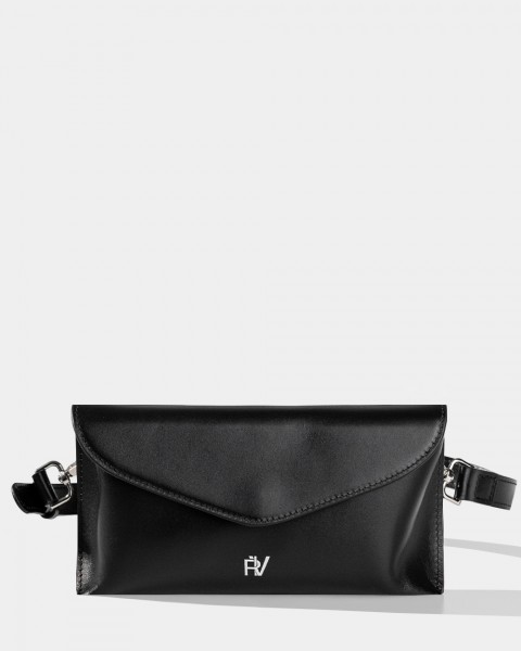 Сумка "LINE" шкіряна, чорна