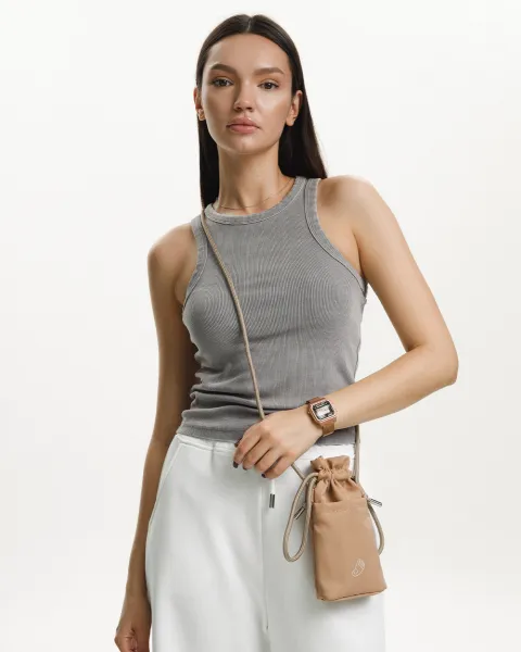 "Phone Bag" нейлон, бежева