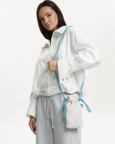 "Phone Bag" нейлон, молочна