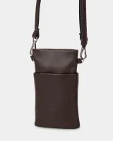 "Pouch bag" коричнева