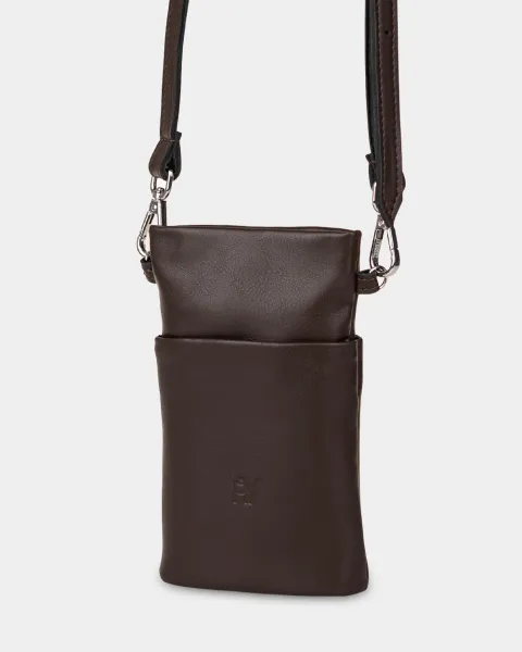 "Pouch bag" коричнева