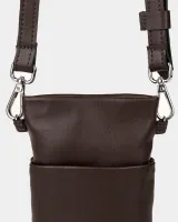"Pouch bag" коричнева