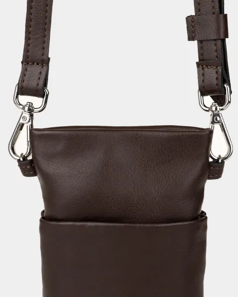 "Pouch bag" коричнева