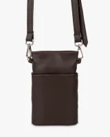 "Pouch bag" коричнева