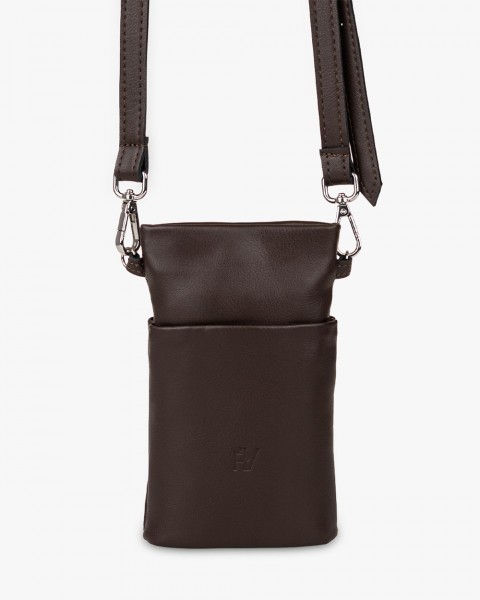 "Pouch bag" коричнева