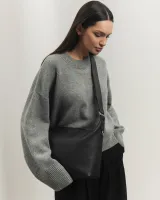 "Hanna" шкіряна, чорна