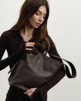 "Donna" шкіряна, коричнева