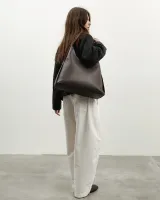 "Mia" шкіряна, коричнева