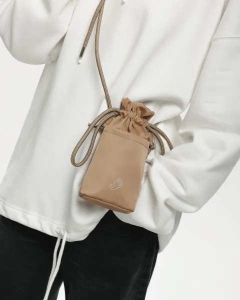 "Phone Bag" нейлон, бежева